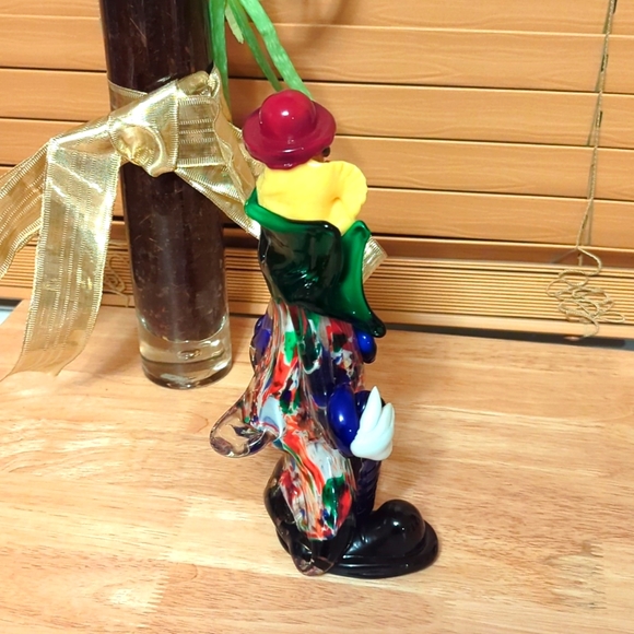 Rare HTF Vintage 💎 Murano, Italy 🤡 hand-blown VENETIAN GLASS CLOWN 🤡 pristine - Picture 6 of 8